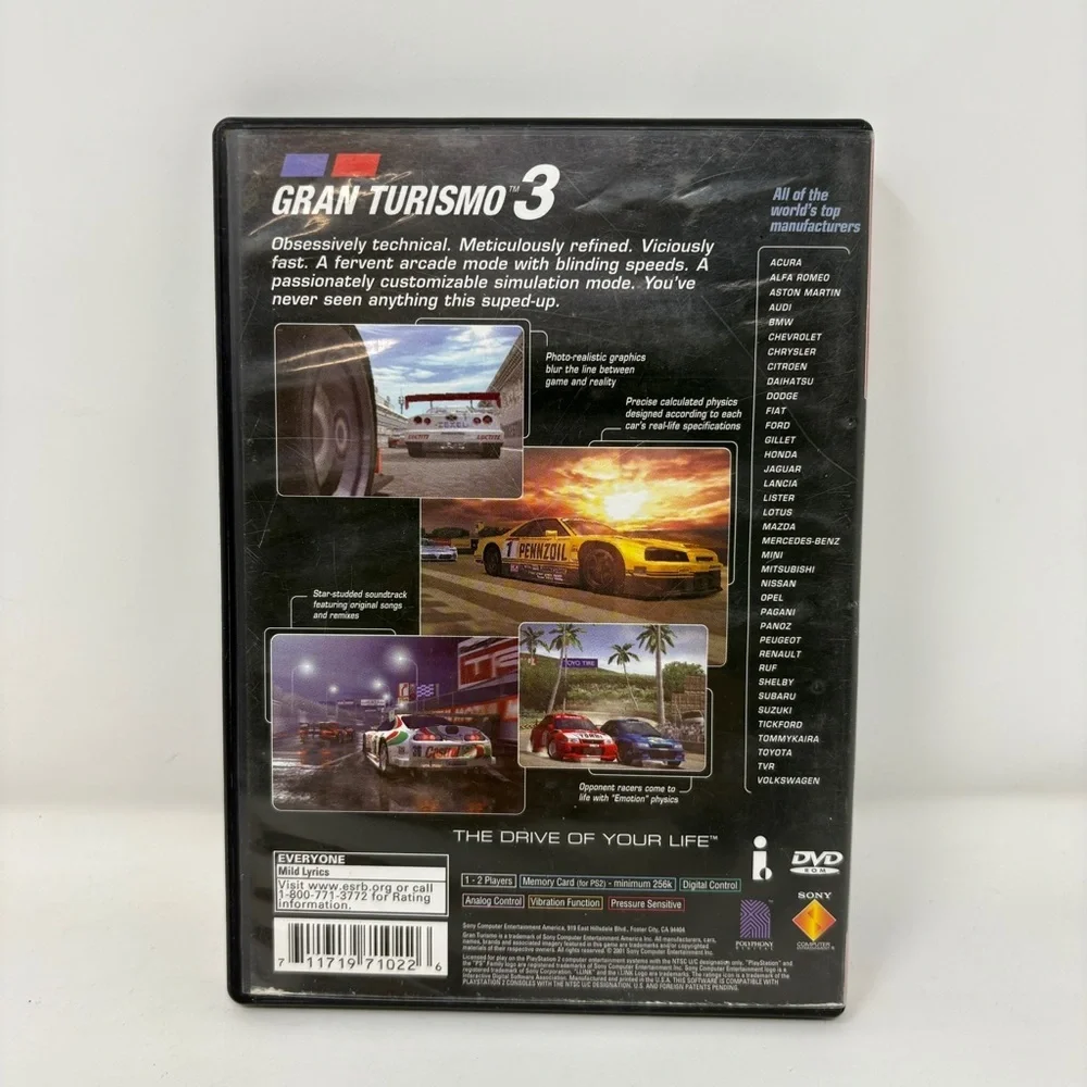Sony PlayStation 2 Gran Turismo 3 A-spec - Red and Blue - Picture 2 of 5